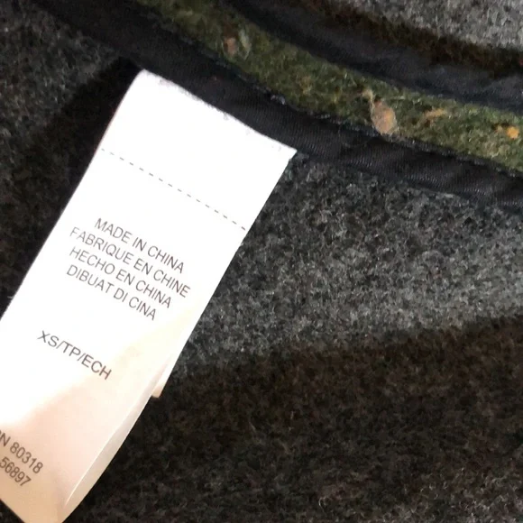 Lucky Brand Olive Green Military Style Field Jacket Wool Blend - Picture 7 of 15